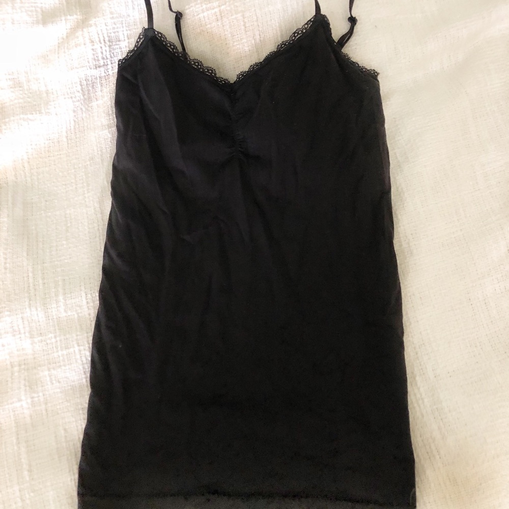 Black camisole with detail